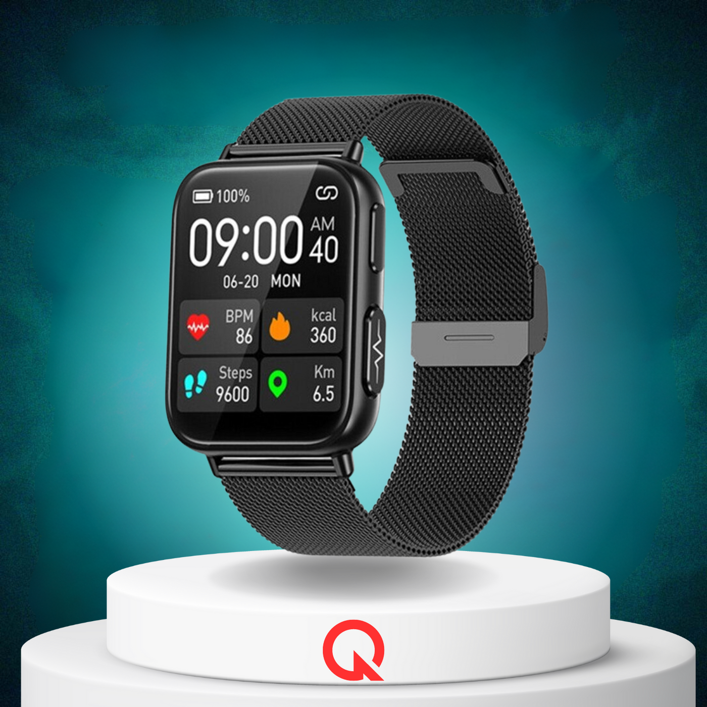 QUANTYVO™ CARE Plus 2 - Non-Invasive Blood Glucose Monitoring Smartwatch