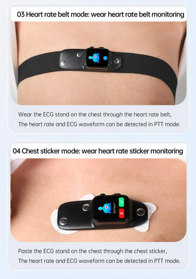 QUANTYVO™ Protector - Pain Free Blood Sugar Monitoring & ECG Chest Strap
