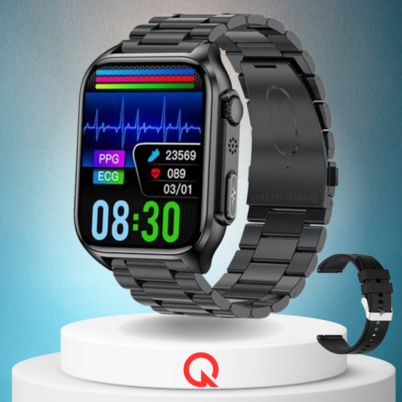 QUANTYVO™ CARE Plus 3 - Non-Invasive Blood Glucose Monitoring Smartwatch