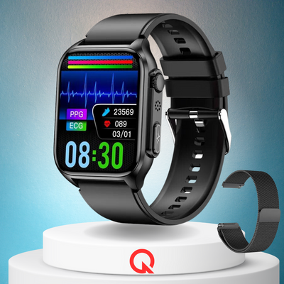 QUANTYVO™ CARE Plus 3 - Non-Invasive Blood Glucose Monitoring Smartwatch